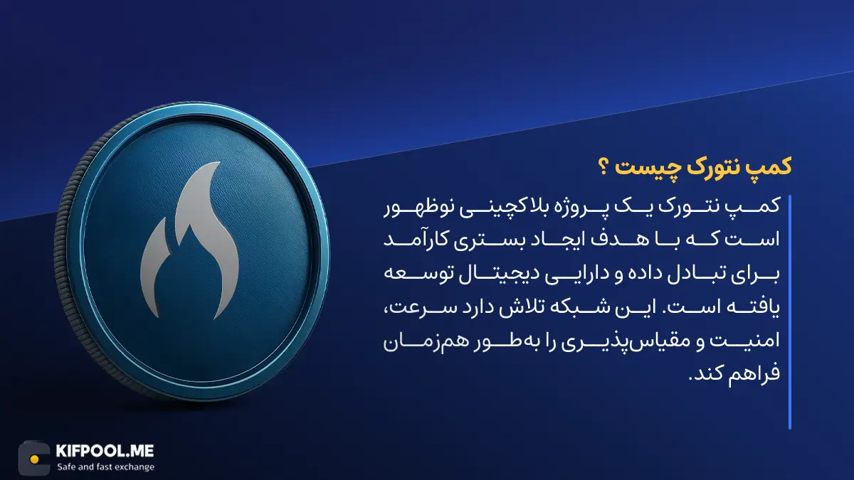 معرفی ارز کمپ نتورک | خرید ارز CAMP | آموزش خرید و فروش Camp Network | صرافی کیف پول من