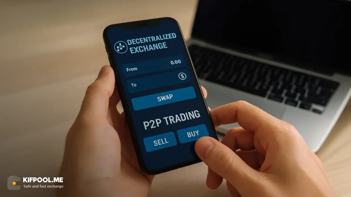 مقایسه صرافی غیرمتمرکز (DEX) و صرافی همتابه‌همتا (P2P) | صرافی ارز دیجیتال کیف پول من
