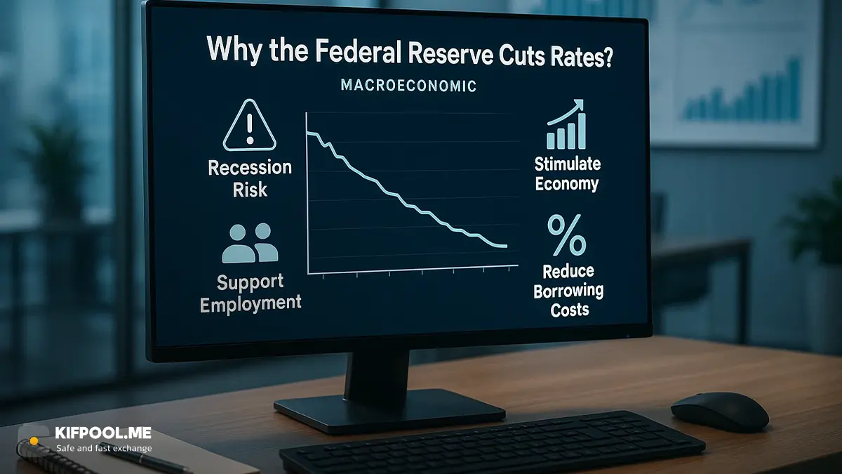 نرخ بهره فدرال رزرو و تاثیر آن بر قیمت رمزارزها | دلیل کاهش نرخ بهره توسط فدرال رزرو | صرافی کیف پول من