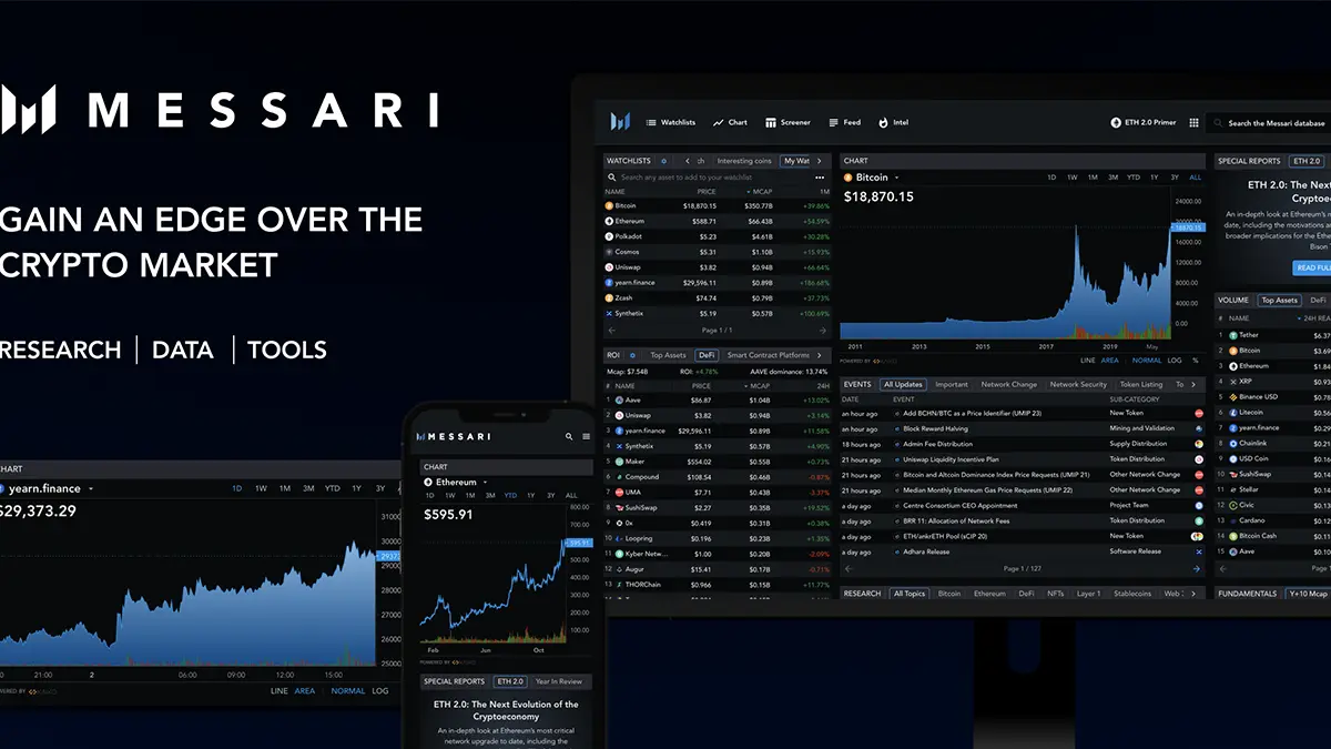 وب سایت Messari برای تحلیل بازار کریپتو | نحوه ثبت‌نام در سایت مساری (Messari) | کیف پول من | خرید ارز دیجیتال