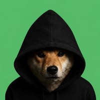 Dog In Hood