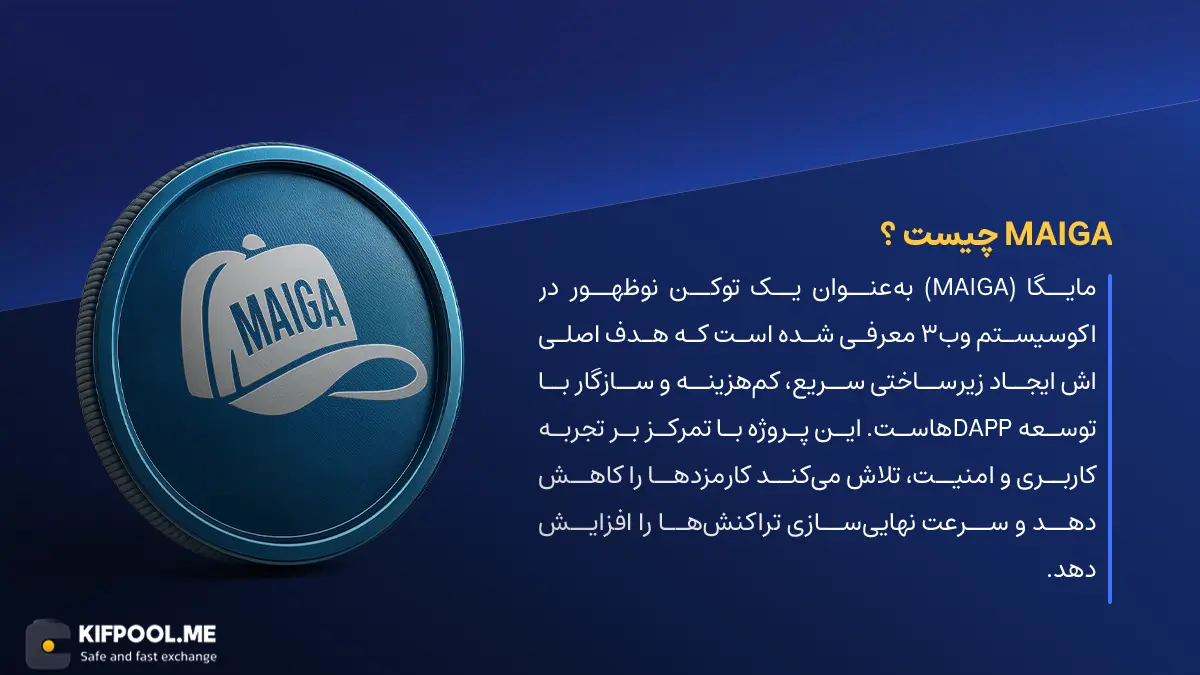 ارز دیجیتال Maiga چیست؟ | خرید و فروش ارز MAIGA | خرید سریع ارز مایگا | صرافی ارز دیجیتال کیف پول من