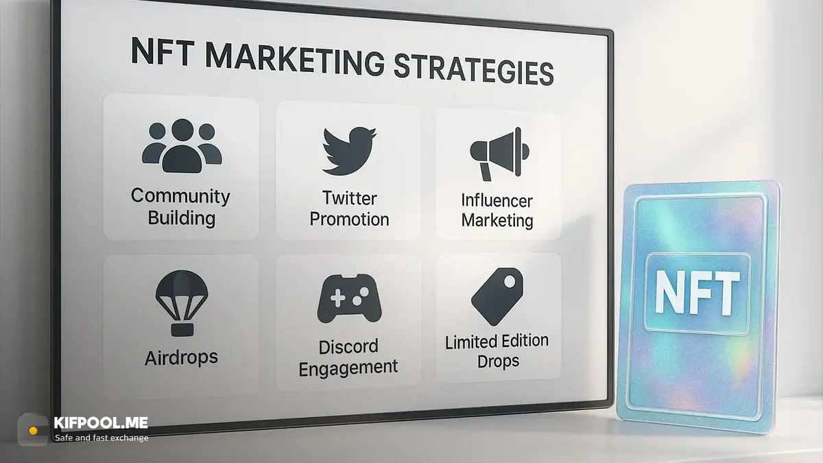 بازاریابی در دنیای NFT | استراتژی های فروش موفق NFTها | صرافی کیف پول من