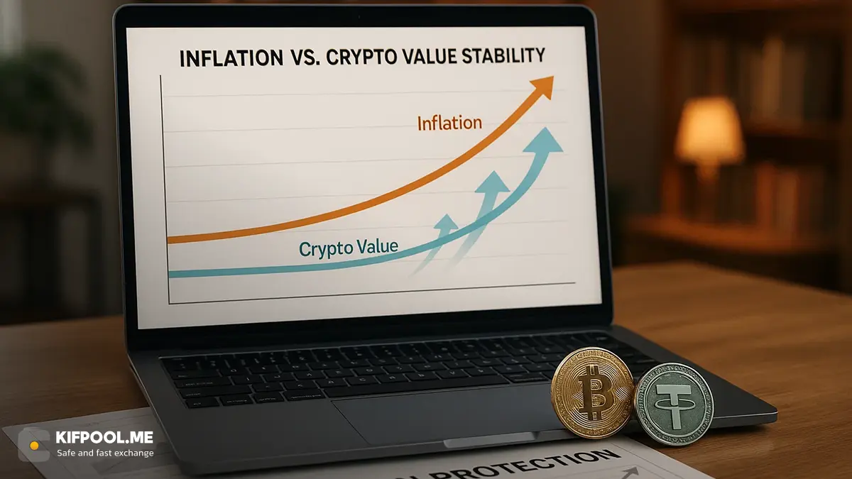 حفظ ارزش دارایی ها در کشور های دارای تورم توسط رمزارزها | آینده رمزارزها در کشورهای با تورم بالا | صرافی کیف پول من