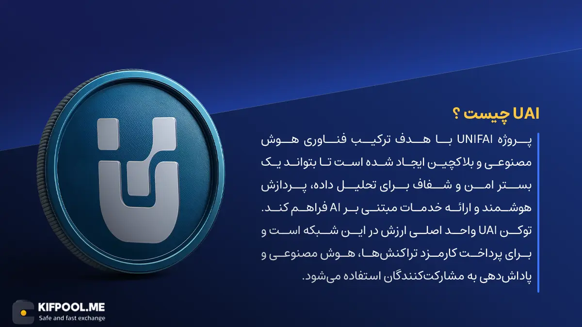 ارز دیجیتال UnifAI چیست؟ | خرید و فروش UAI| خرید سریع ارز یونیف‌ای‌آی| صرافی ارز دیجیتال کیف پول من