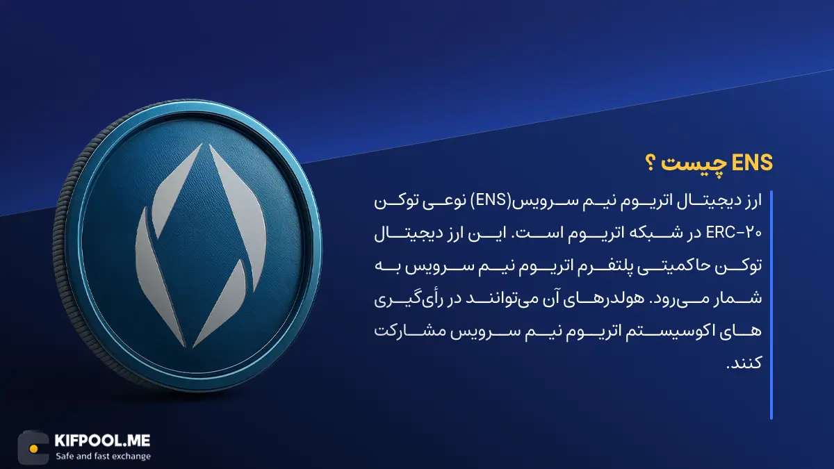 ارز دیجیتال Ethereum Name Service چیست؟ | خرید و فروش ENS| خرید سریع ارز اتریوم نیم سرویس| صرافی ارز دیجیتال کیف پول من