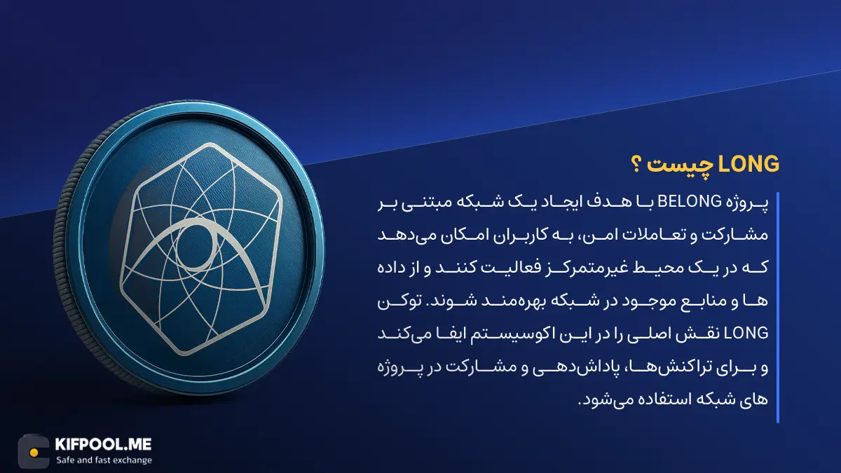 ارز دیجیتال Belong چیست؟ | خرید و فروش LONG| خرید سریع ارز بیلانگ| صرافی ارز دیجیتال کیف پول من