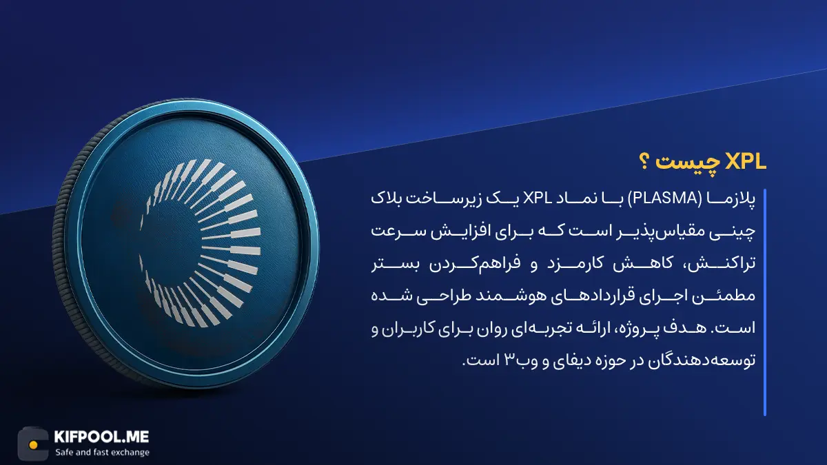 ارز دیجیتال XPL چیست؟ | خرید و فروش Plasma| خرید سریع ارز پلازما| صرافی ارز دیجیتال کیف پول من