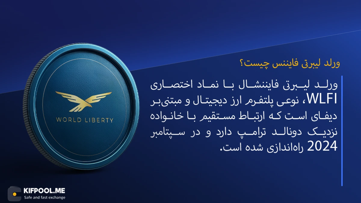 خرید ارز دیجیتال WLFI | خرید و فروش ارز دیجیتال با کمترین کارمزد | صرافی کیف پول من